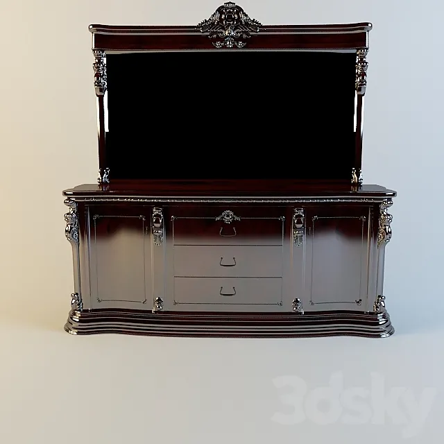 Drawers with mirror 3DModel