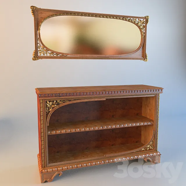 Drawers with mirror 3DModel