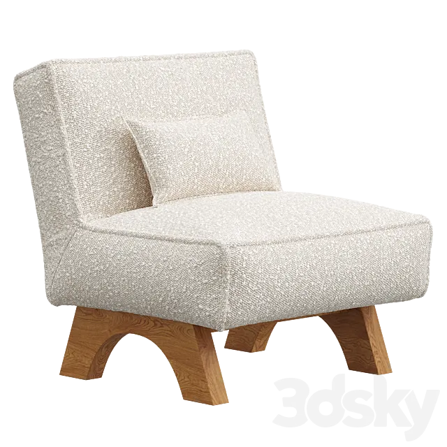 Drayk Lounge Chair 3D Model Drayk Lounge Chair 3D Model