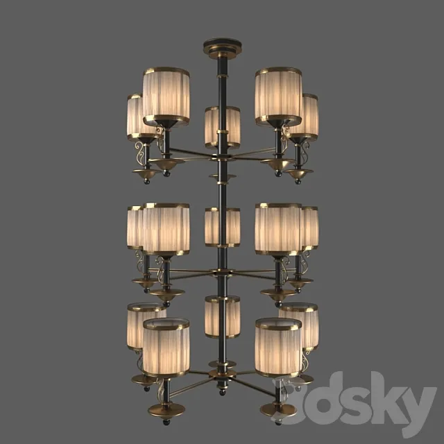Dreamy chandelier 3DModel Dreamy chandelier 3DModel