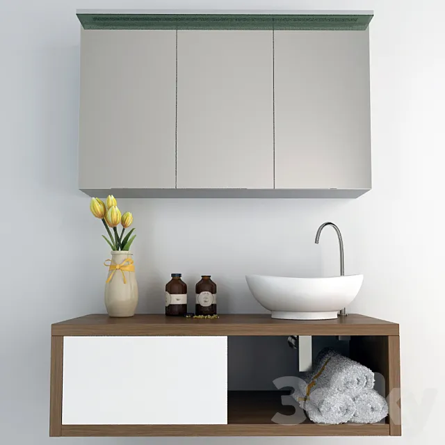DREJA Cabinet with SINK STORM 120 3DModel DREJA Cabinet with SINK STORM 120 3DModel