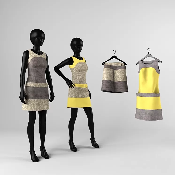 Dress 3D Model Dress 3D Model