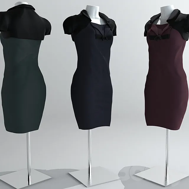 Dress the dummy 3DModel