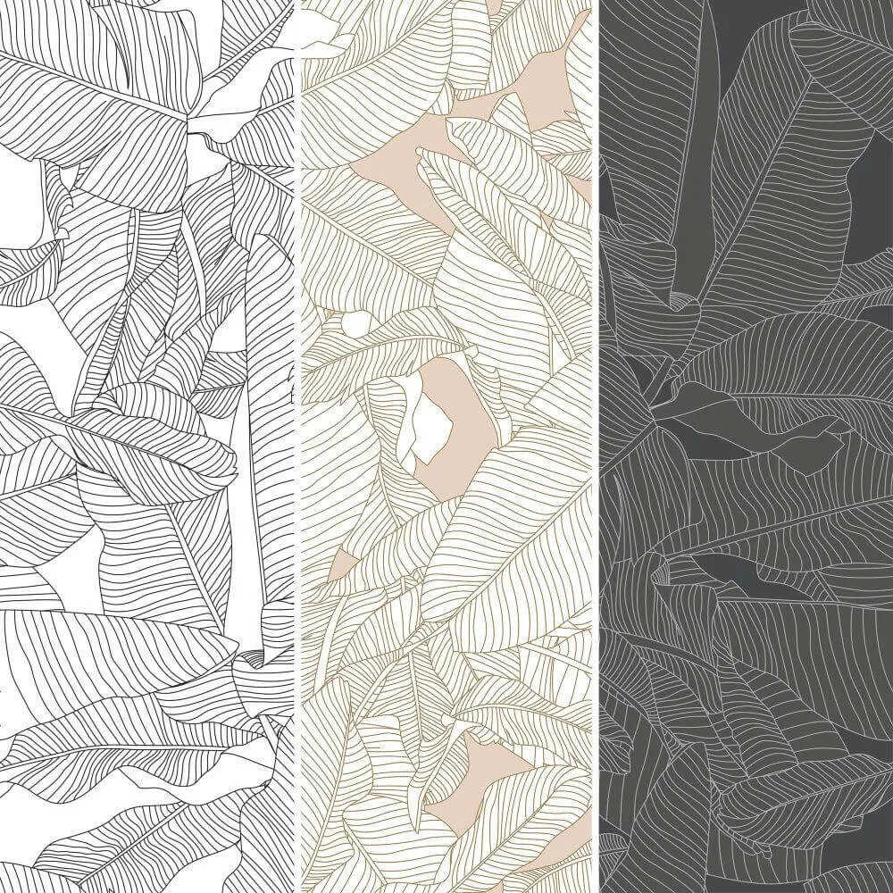 Dress-wall – Wallpaper Banana leaves 3D Model Dress-wall – Wallpaper Banana leaves 3D Model