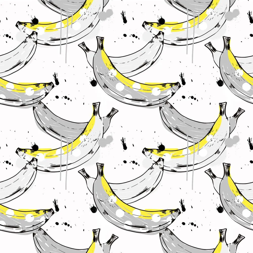 Dress-wall – Wallpaper Bananas 3D Model Dress-wall – Wallpaper Bananas 3D Model