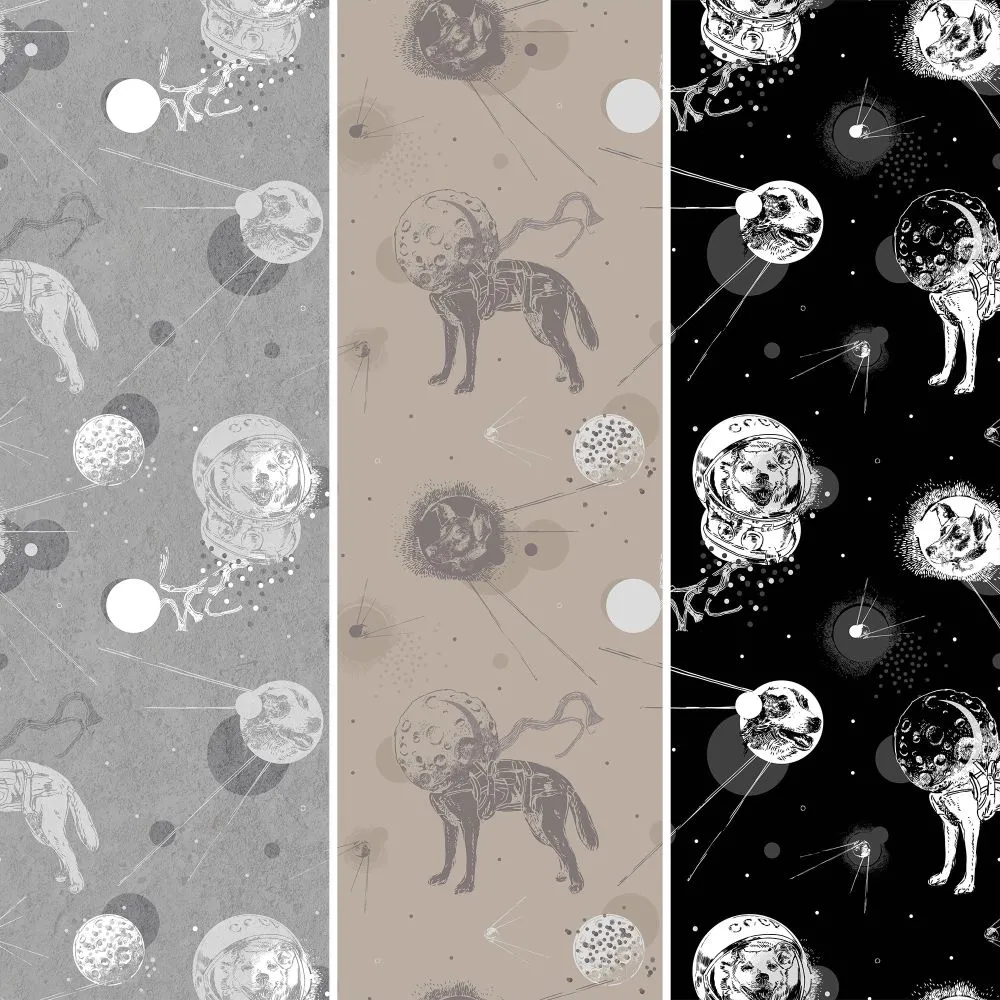 Dress-wall – Wallpaper Belka and Strelka 3D Model Dress-wall – Wallpaper Belka and Strelka 3D Model