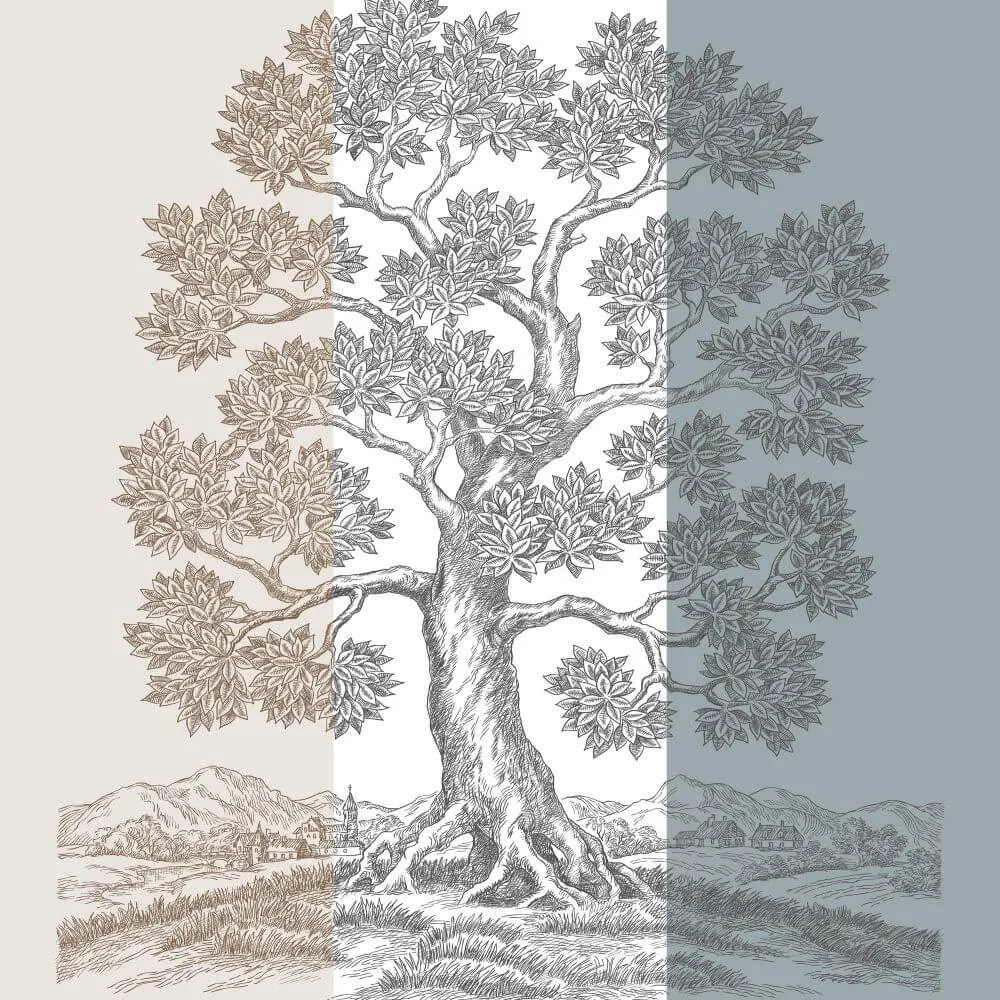 Dress-wall – Wallpaper Landscape Tree 3D Model