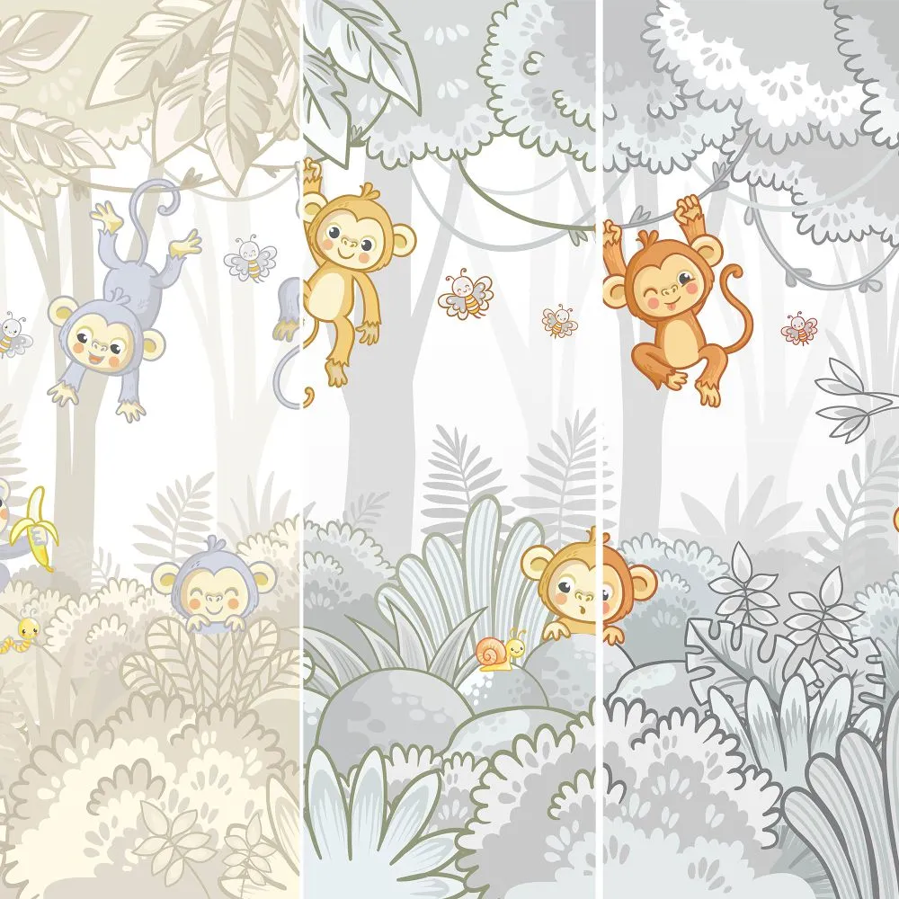 Dress-wall – Wallpaper Monkeys 3D Model Dress-wall – Wallpaper Monkeys 3D Model