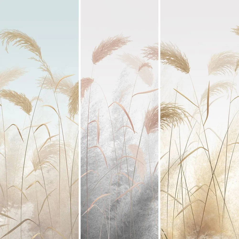 Dress-wall – Wallpaper Pampas herbs 3D Model
