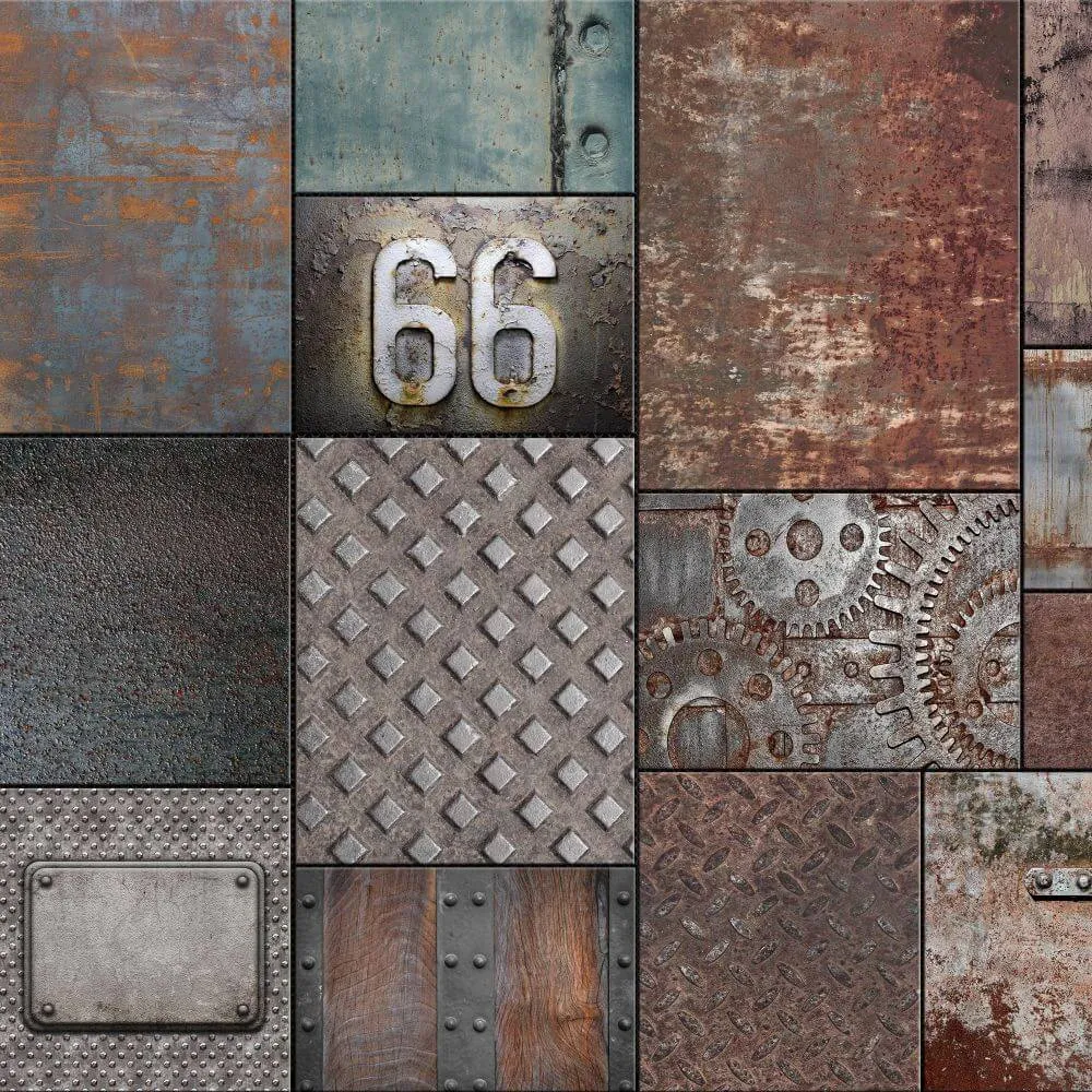 Dress-wall – Wallpaper Steel – Brutal 3D Model