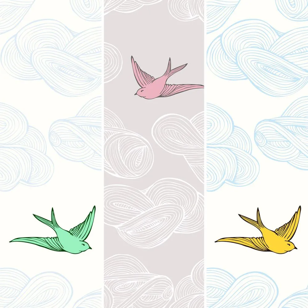 Dress-wall – Wallpaper Swallows 3D Model Dress-wall – Wallpaper Swallows 3D Model