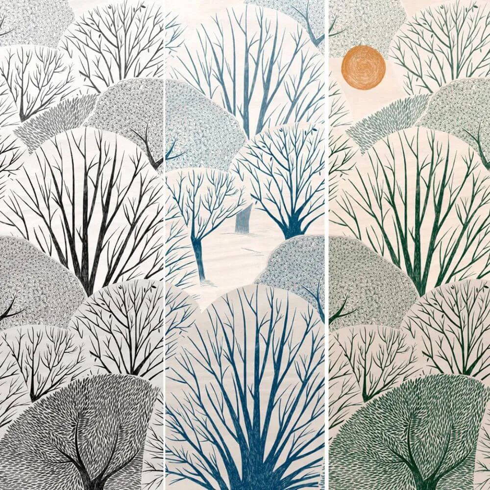 Dress-wall – Wallpaper Tree 3D Model