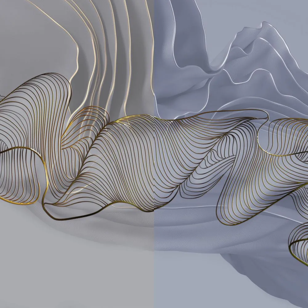 Dress-wall – Wallpaper Vivid dreams 3D Model