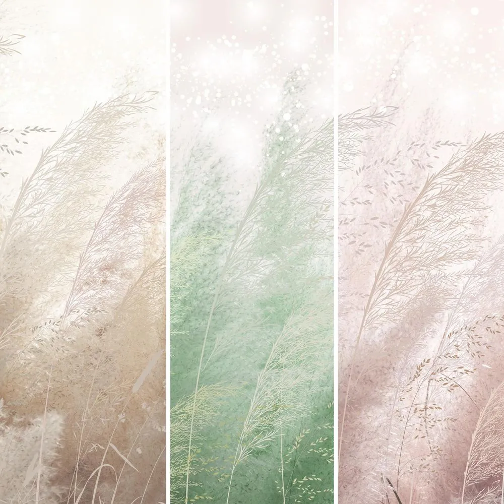 Dress-wall – Wallpaper Wind in the grass 3D Model