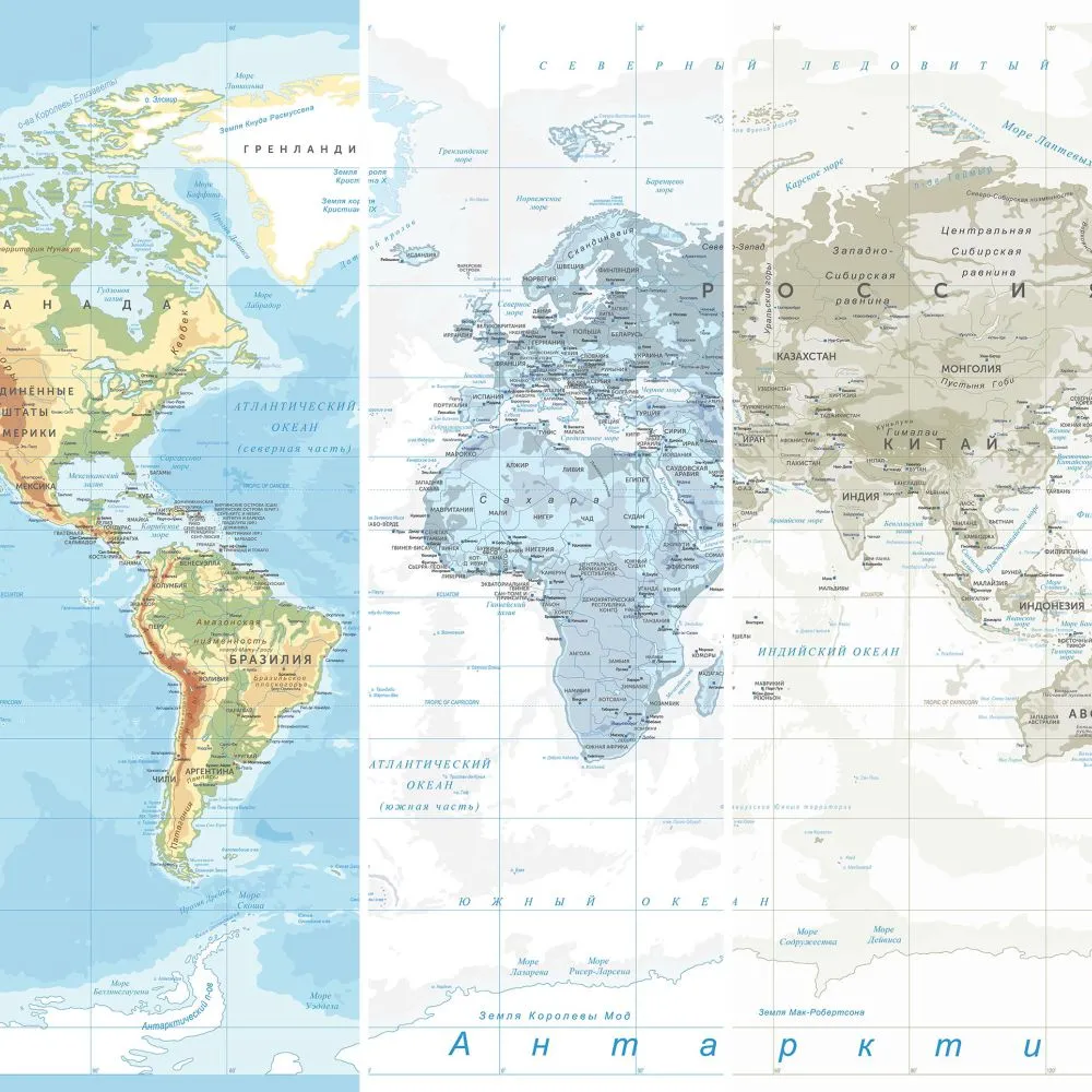 Dress-wall – Wallpaper World map geographic 3D Model