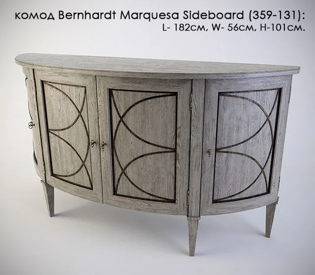 dresser Bernhardt Marquesa Sideboard (359-131) 3D Model