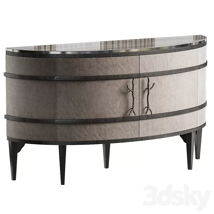 Dresser Brandon Curve Buffet Table See More by Theodore Alexander 3D Model Dresser Brandon Curve Buffet Table See More by Theodore Alexander 3D Model