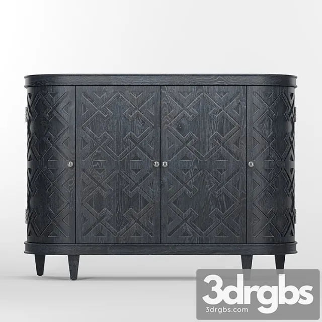 Dresser gray maya dantone home 2 3D Model Download