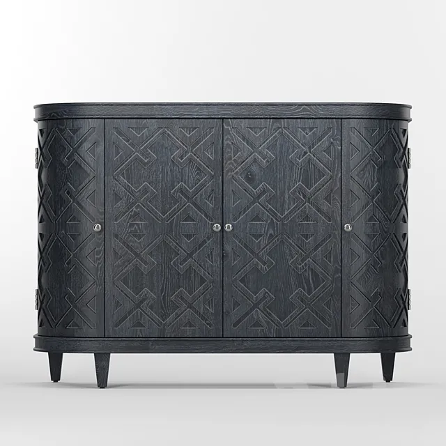 Dresser gray Maya Dantone Home 3DModel Dresser gray Maya Dantone Home 3DModel