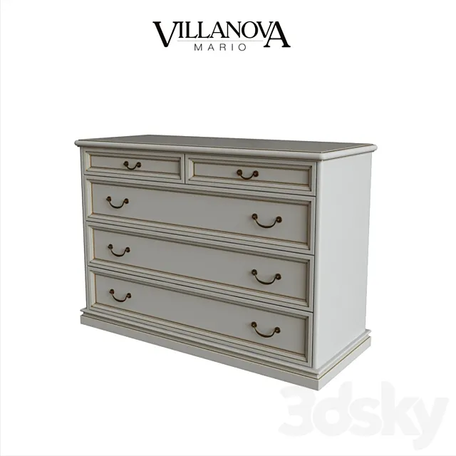 dresser Mario Villanova 3D Model