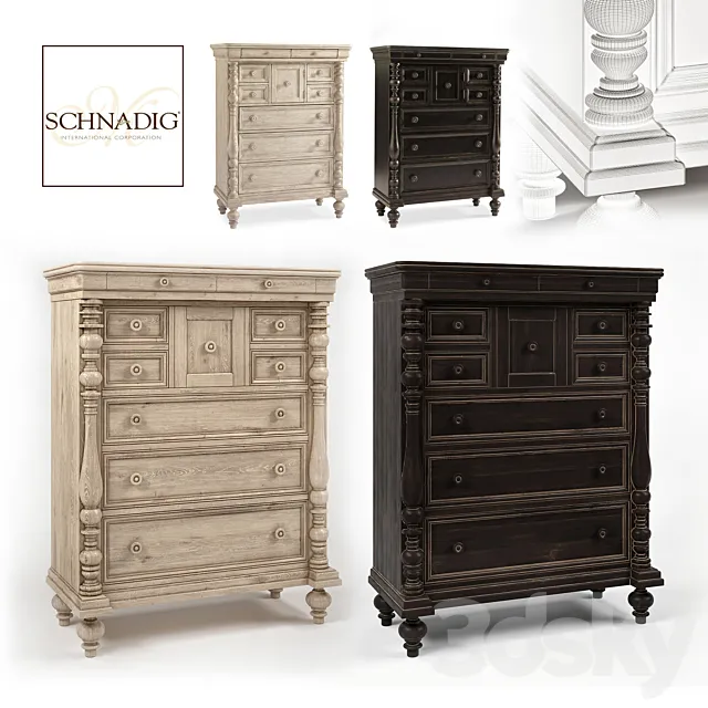 dresser Schnadig 3DModel