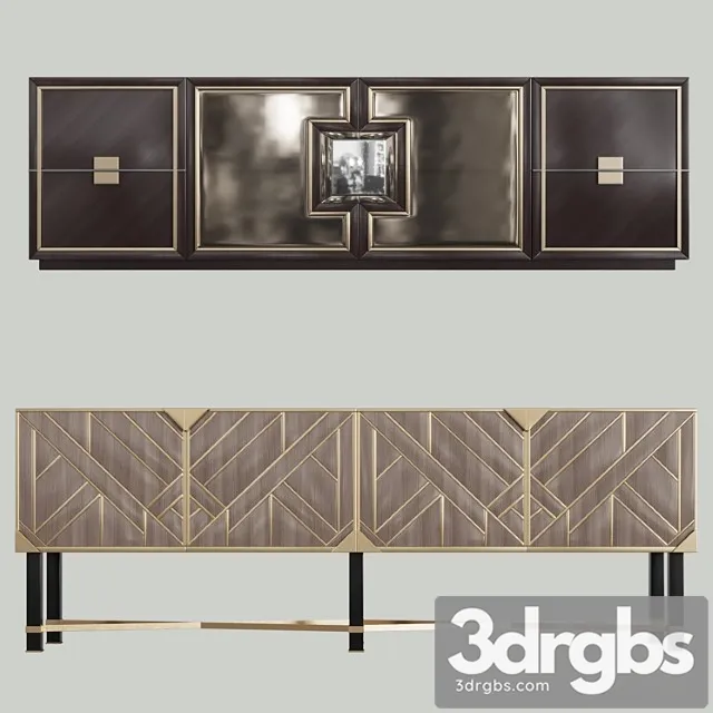 Dressers in the style of art deco 01 2 3D Model Download
