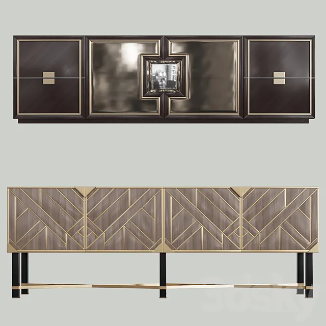 Dressers in the style of art deco 01 3DModel Dressers in the style of art deco 01 3DModel