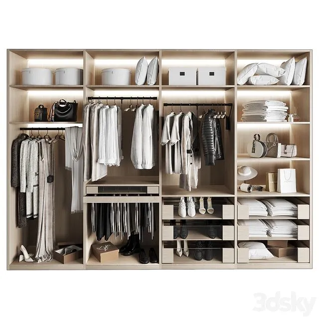 Dressing room 24 3D Model Dressing room 24 3D Model