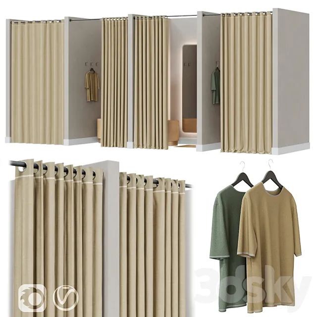 Dressing room 3D Model