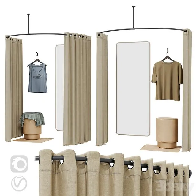 Dressing room 3D Model Dressing room 3D Model
