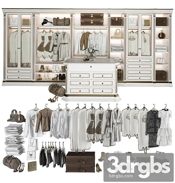 Dressing Room Benedetti Luxury 2 3D Model Download Dressing Room Benedetti Luxury 2 3D Model Download