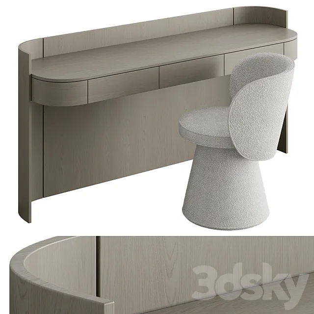Dressing table 002 by bino home 3D Model