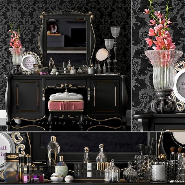 DRESSING TABLE 003 3D Model