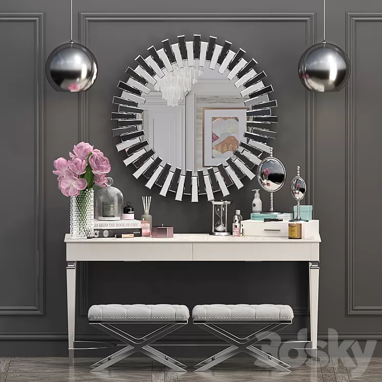 dressing table-01 3D Model
