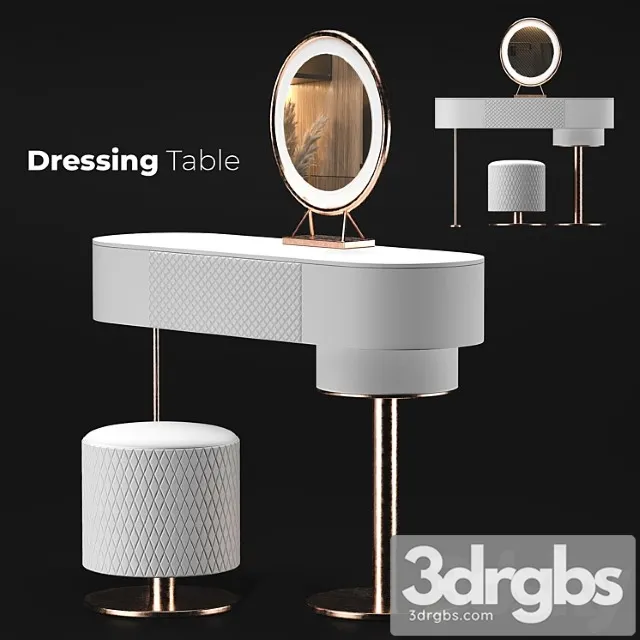 Dressing Table 04 3D Model Download