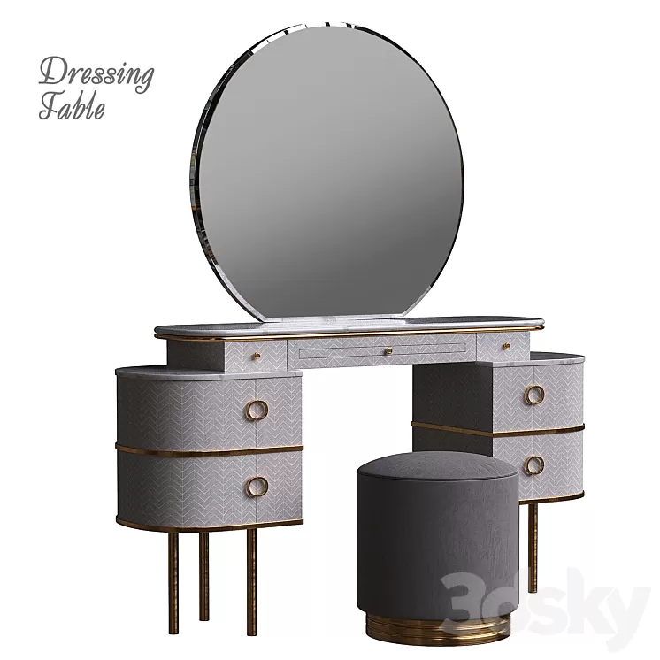 Dressing table-08 3D Model