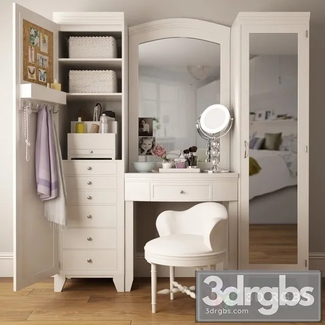 Dressing Table 2 3D Model Download
