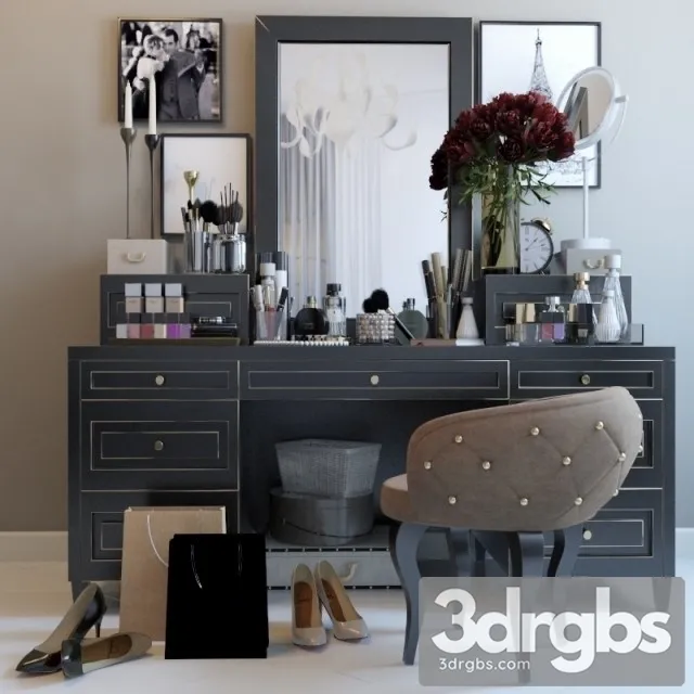 Dressing Table 3 3D Model Download