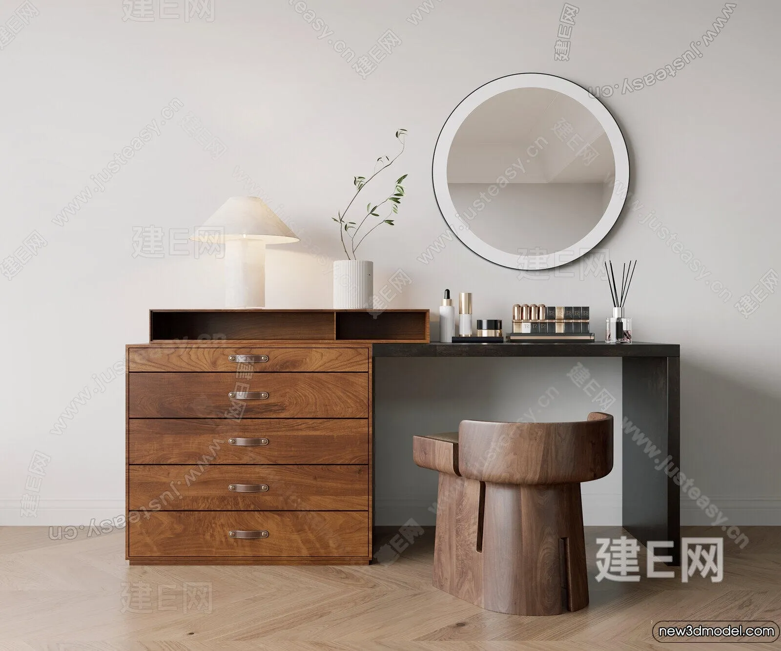 Dressing Table – 3D Models – 3D Furniture Models for Interior – 058 Dressing Table – 3D Models – 3D Furniture Models for Interior – 058