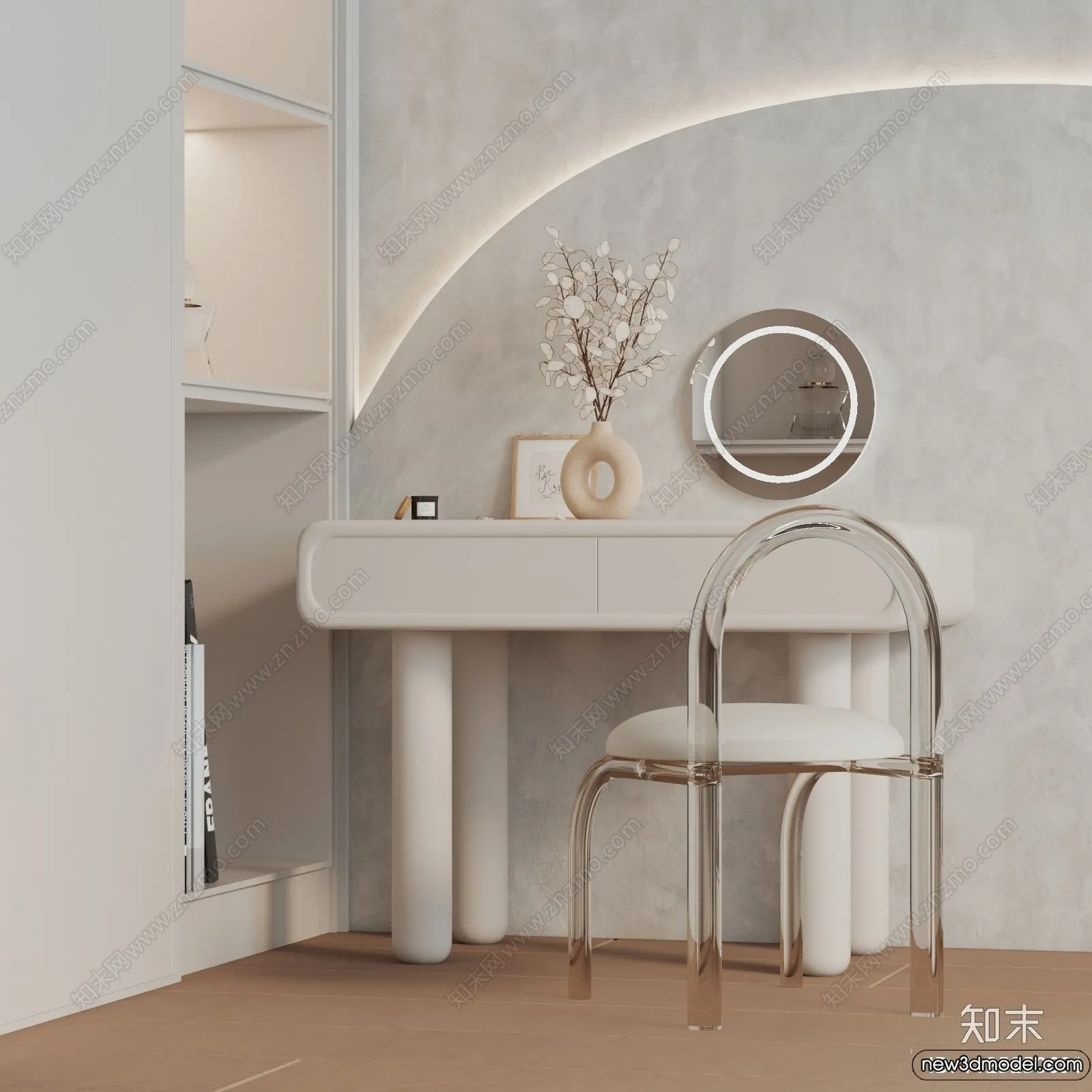 Dressing Table – 3D Models – 3D Furniture Models for Interior – 060 Dressing Table – 3D Models – 3D Furniture Models for Interior – 060