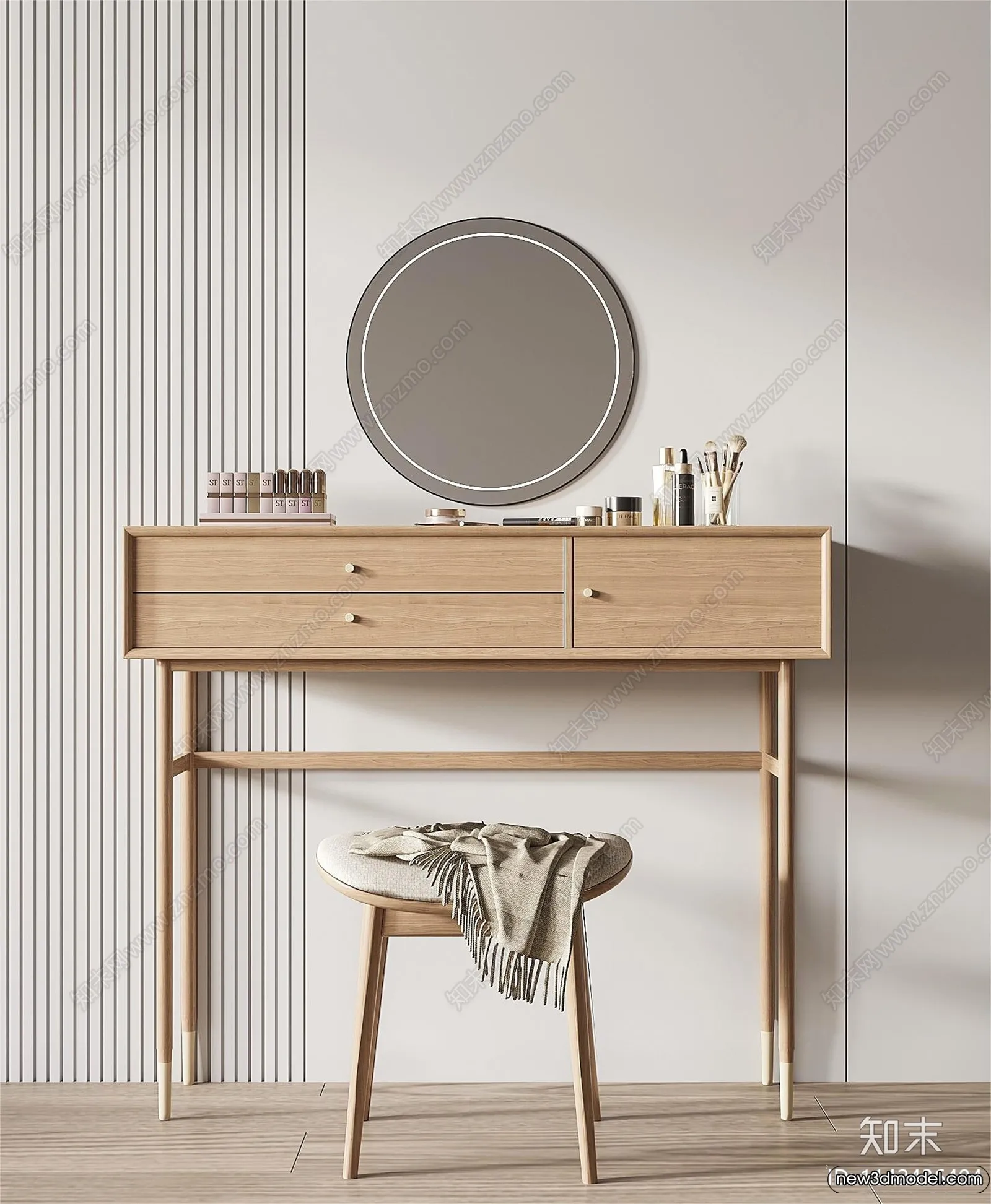 Dressing Table – 3D Models – 3D Furniture Models for Interior – 062 Dressing Table – 3D Models – 3D Furniture Models for Interior – 062