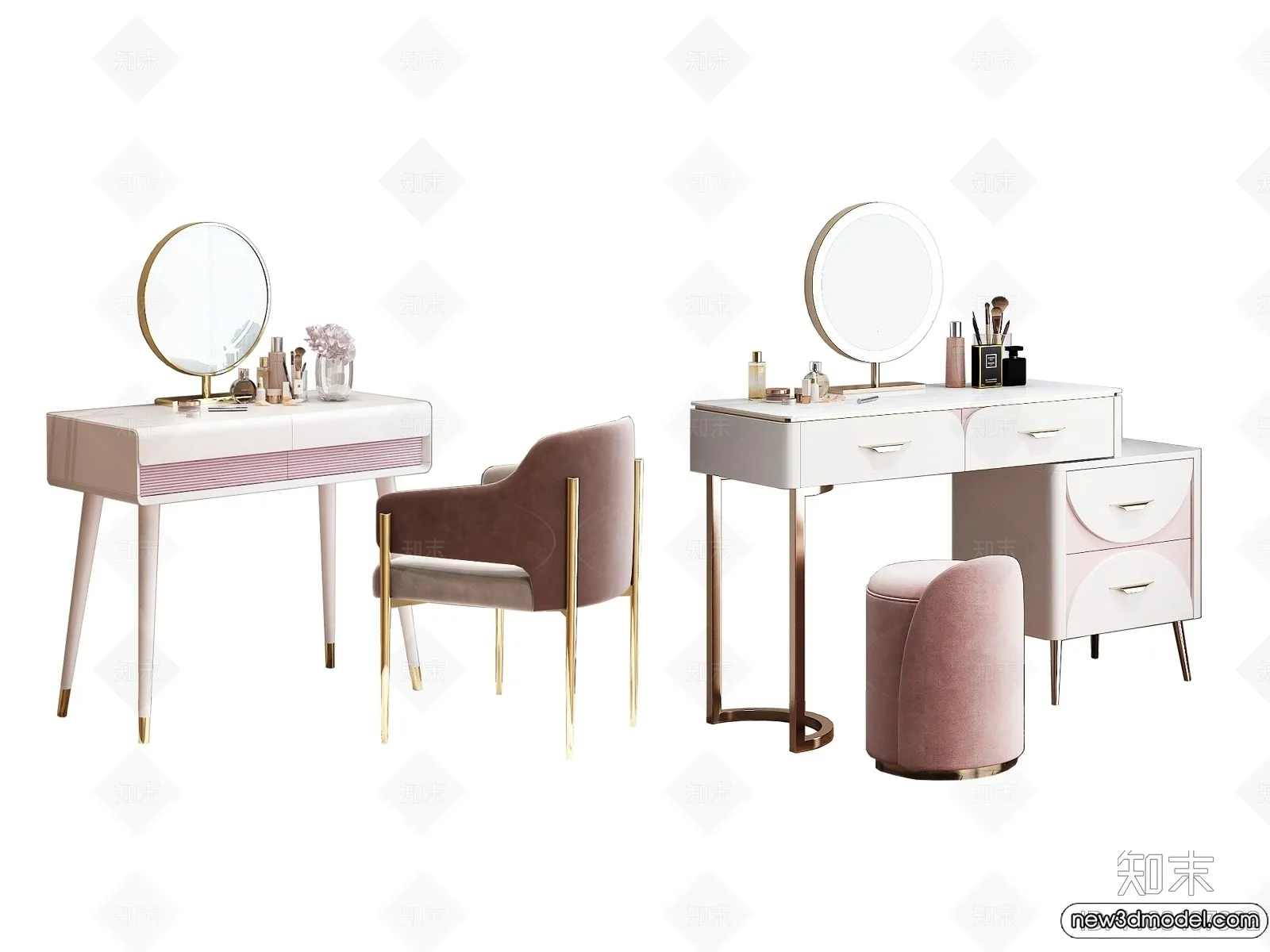 Dressing Table – 3D Models – 3D Furniture Models for Interior – 070 Dressing Table – 3D Models – 3D Furniture Models for Interior – 070