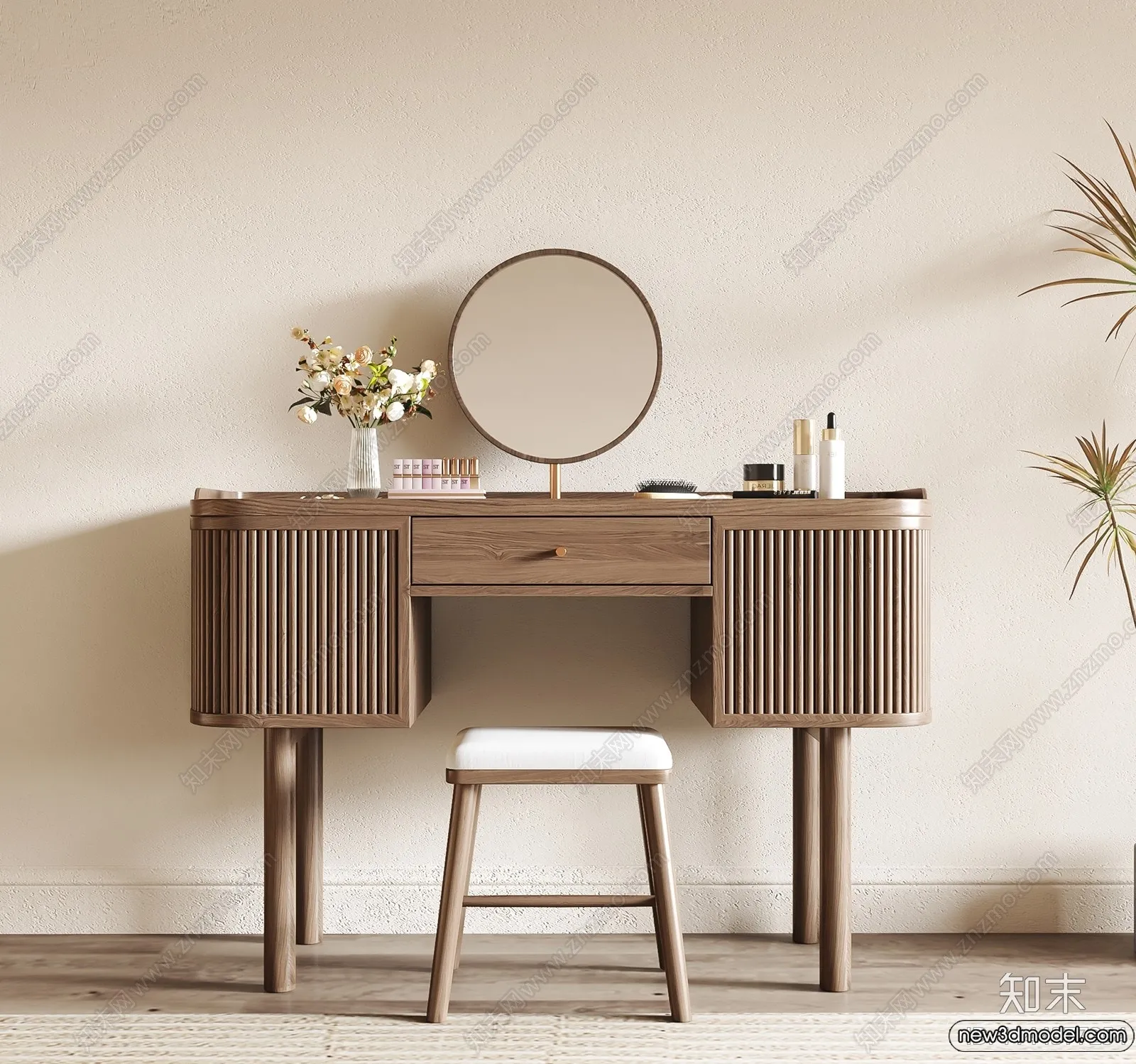 Dressing Table – 3D Models – 3D Furniture Models for Interior – 071 Dressing Table – 3D Models – 3D Furniture Models for Interior – 071