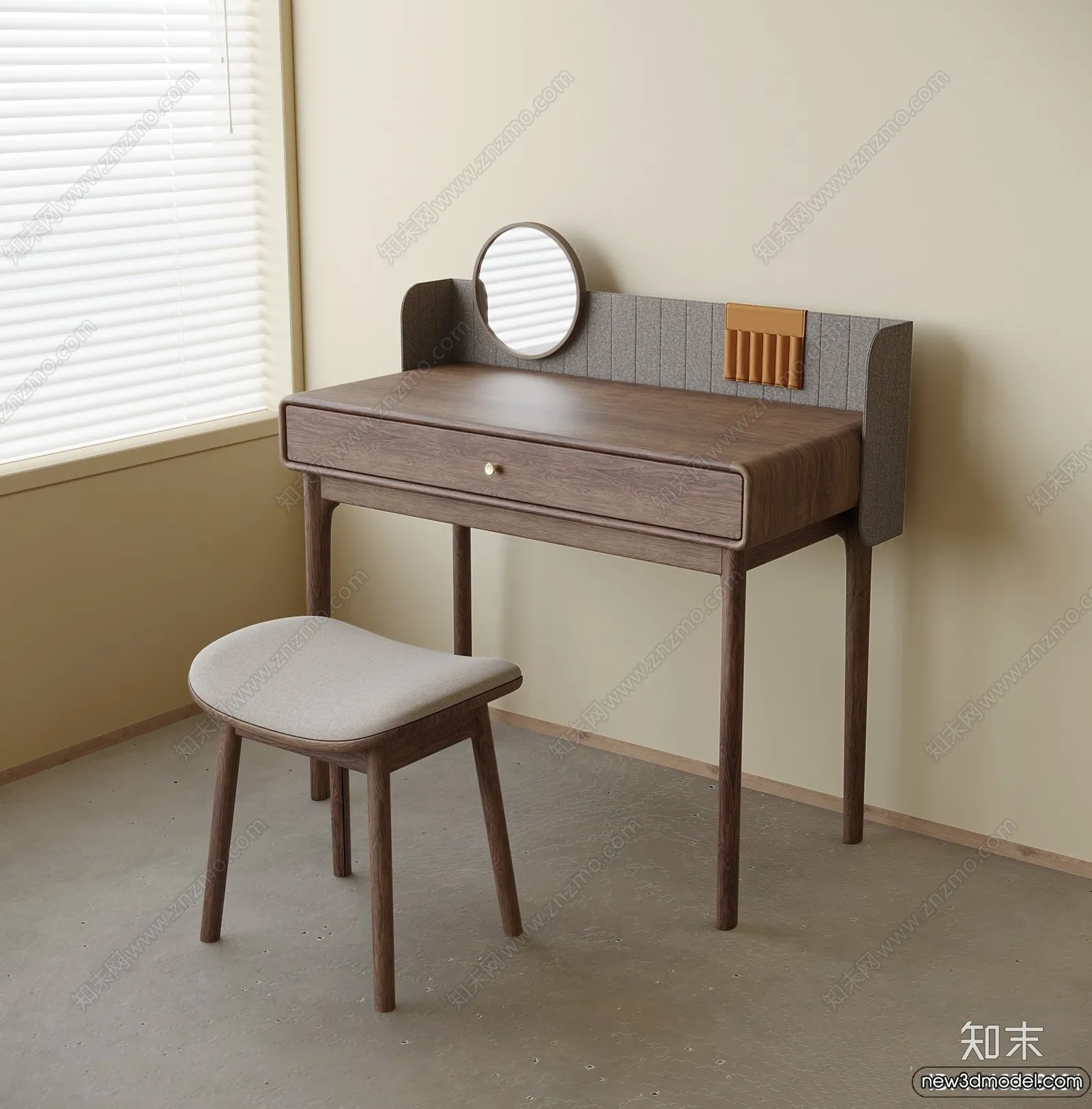 Dressing Table – 3D Models – 3D Furniture Models for Interior – 080 Dressing Table – 3D Models – 3D Furniture Models for Interior – 080
