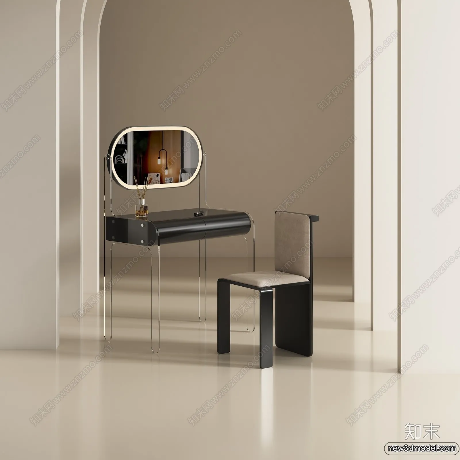 Dressing Table – 3D Models – 3D Furniture Models for Interior – 083 Dressing Table – 3D Models – 3D Furniture Models for Interior – 083