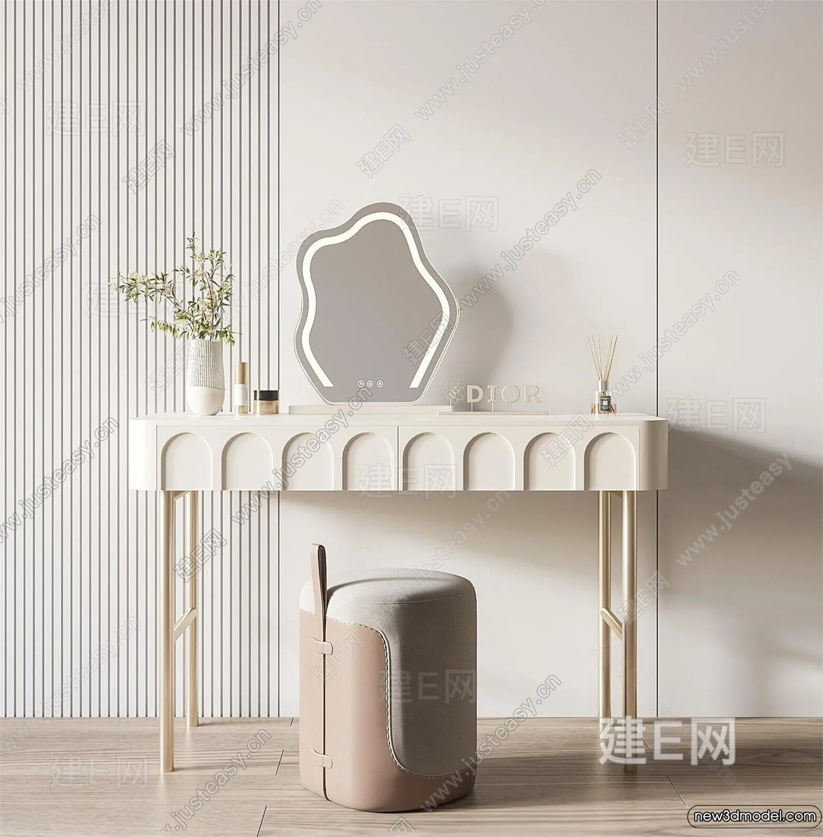 Dressing Table – 3D Models – 3D Furniture Models for Interior – 086 Dressing Table – 3D Models – 3D Furniture Models for Interior – 086