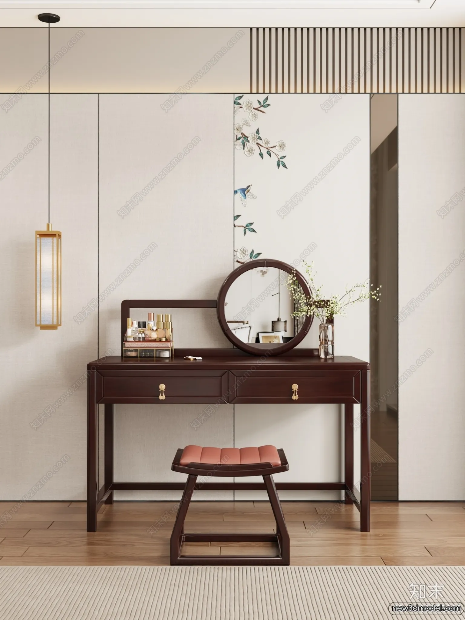 Dressing Table – 3D Models – 3D Furniture Models for Interior – 090 Dressing Table – 3D Models – 3D Furniture Models for Interior – 090