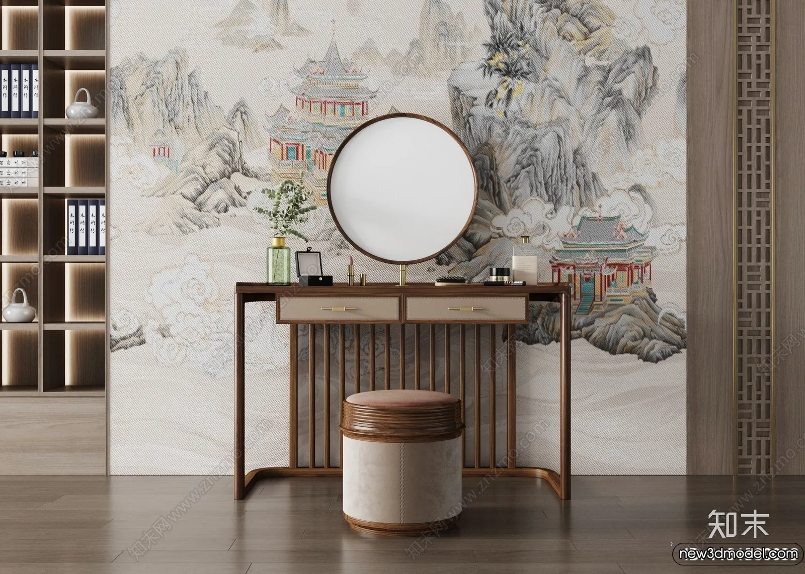 Dressing Table – 3D Models – 3D Furniture Models for Interior – 094 Dressing Table – 3D Models – 3D Furniture Models for Interior – 094