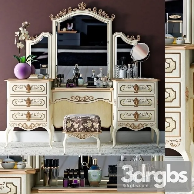 Dressing Table 4 3D Model Download