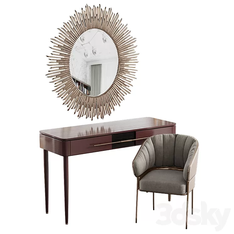 Dressing table Agra Dressing Table Frato Interiors 3D Model Free Download